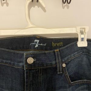 Seven for all mankind jeans size 36x32. Brett is the style